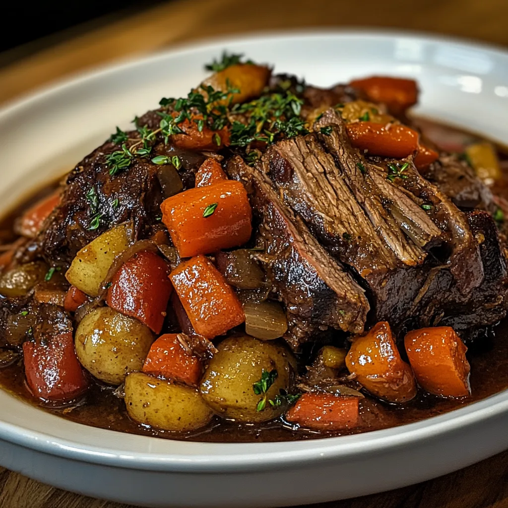 Italian Pot Roast Straccato