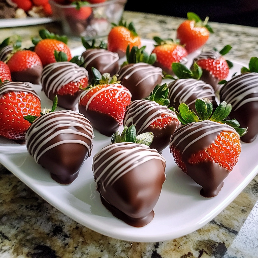 Chocolate-Covered Strawberries Recipe preparation