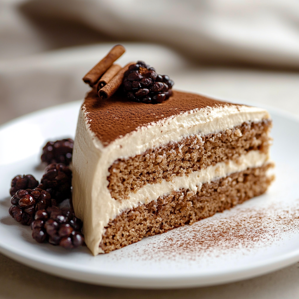 Chai Cake Slice Recipe preparation