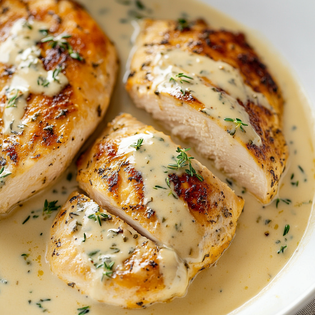 Creamy Boursin Chicken Delight Recipe preparation