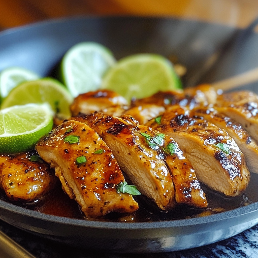 Honey Lime Chicken Dish Recipe preparation