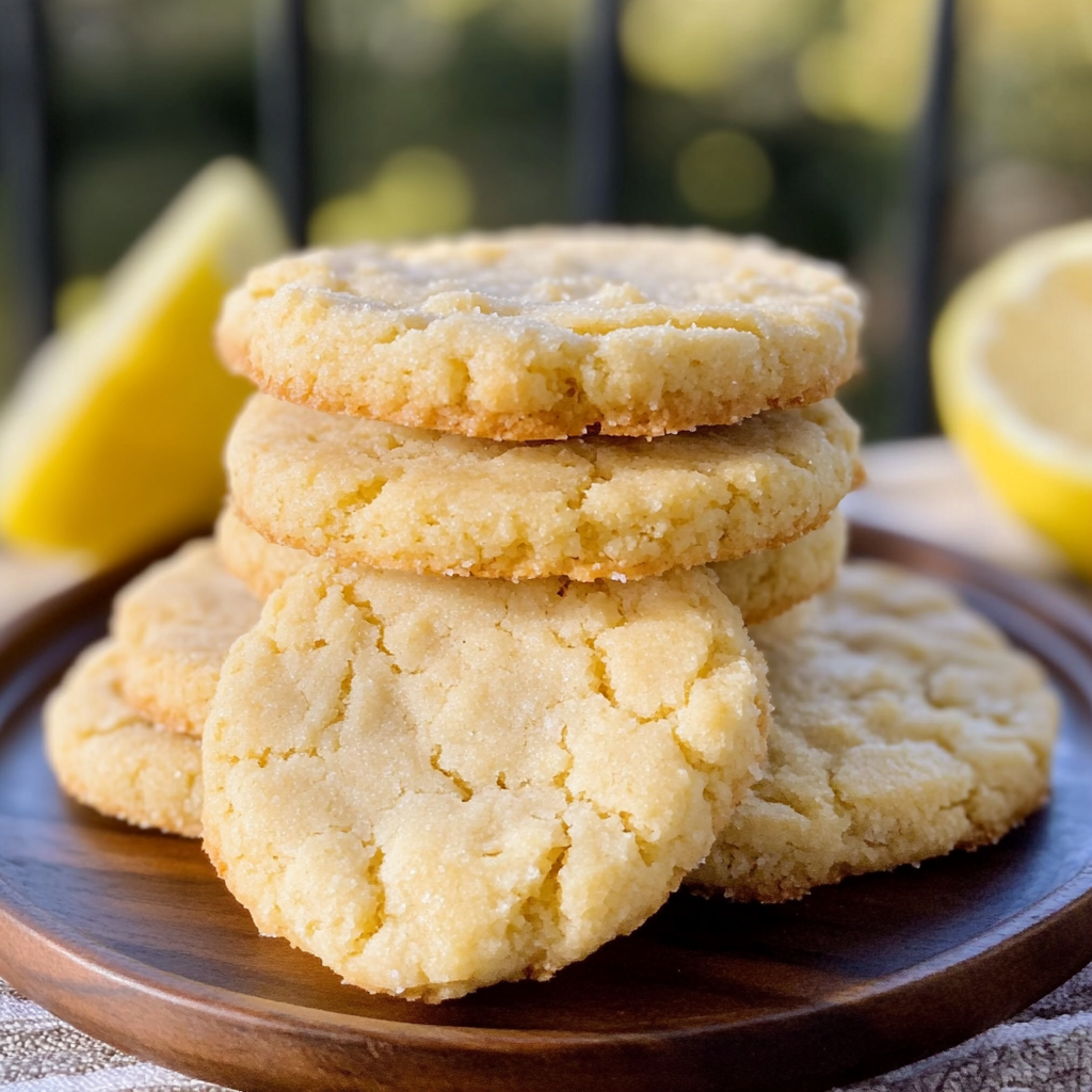 Cornmeal Cookies Serving and storing