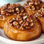 Sticky Buns with Pecan Topping