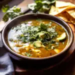 Salsa Verde Tortilla Soup