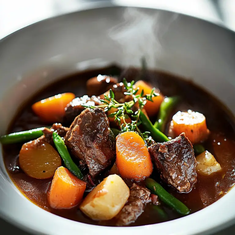 Slow Cooker Beef Stew with Root Vegetables