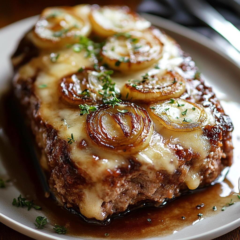 French Onion Meatloaf