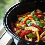 Delicious Chicken Fajitas in a Crockpot