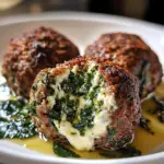Spinach Garlic Meatballs