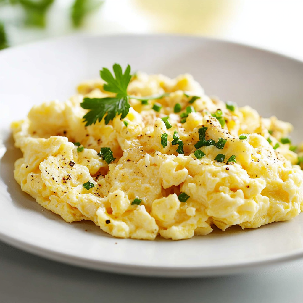 Fluffy Scrambled Egg Dish
