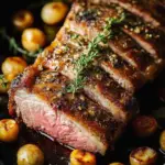 Easter Garlic Butter Roasted Leg of Lamb