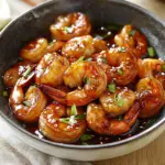 Honey Garlic Shrimp Dish