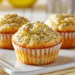 Spring Lemon Poppy Seed Muffins