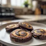Chocolate Peanut Butter Swirl Cookies