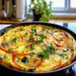 Spring Vegetable Frittata Fresh Ingredients