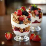 Spring Berry Parfait Dessert
