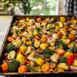 Sheet Pan Chicken with Colorful Veggies