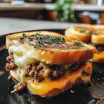 Mouthwatering Patty Melts Ready to Serve