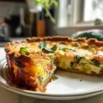 Spring Hash Brown Crust Quiche