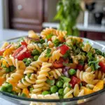 Spring Pasta Salad with Honey Mustard Dressing