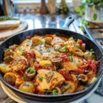 Mediterranean Chicken Skillet Dish