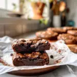 Hot Chocolate Brownie Cookies