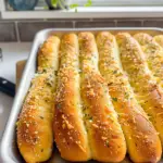 Buttery Garlic Parmesan Breadsticks