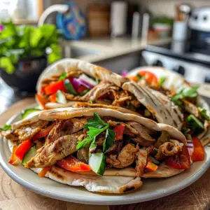 Delicious Chicken Shawarma Ready to Enjoy