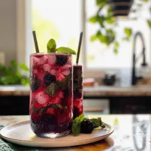 Memorial Day Blackberry Mojito Mocktails