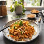 Delicious Chicken Pad Thai Dish