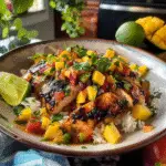 Memorial Day Mango Salsa Chicken