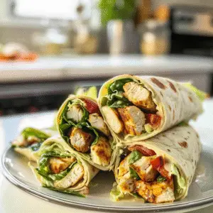 Grilled Chicken Caesar Wraps