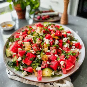 Summer Watermelon Feta Salad