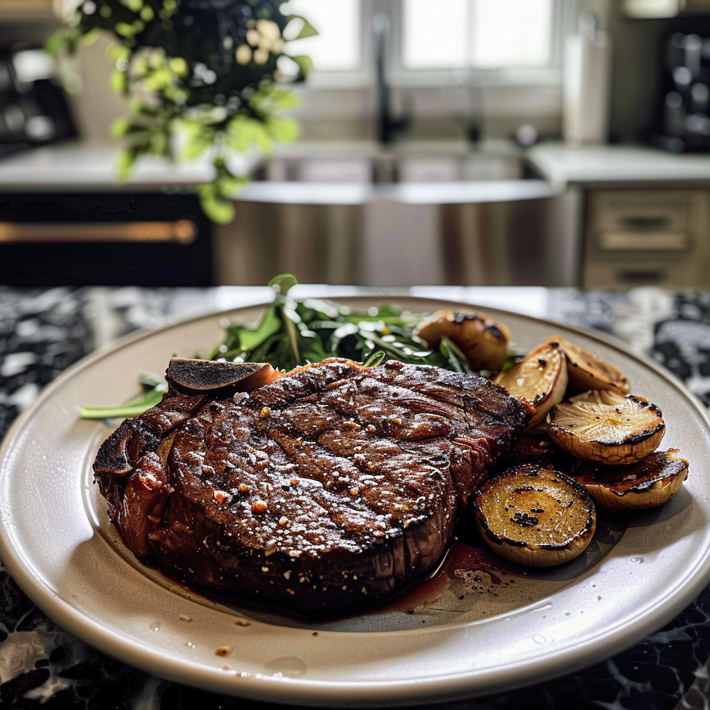 Father's Day Grilled Ribeye Steak