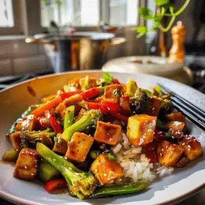 Tofu Stir Fry Dish