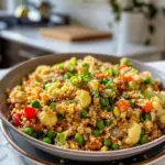 Cauliflower Fried Rice Dish