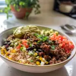 Beef Burrito Bowls