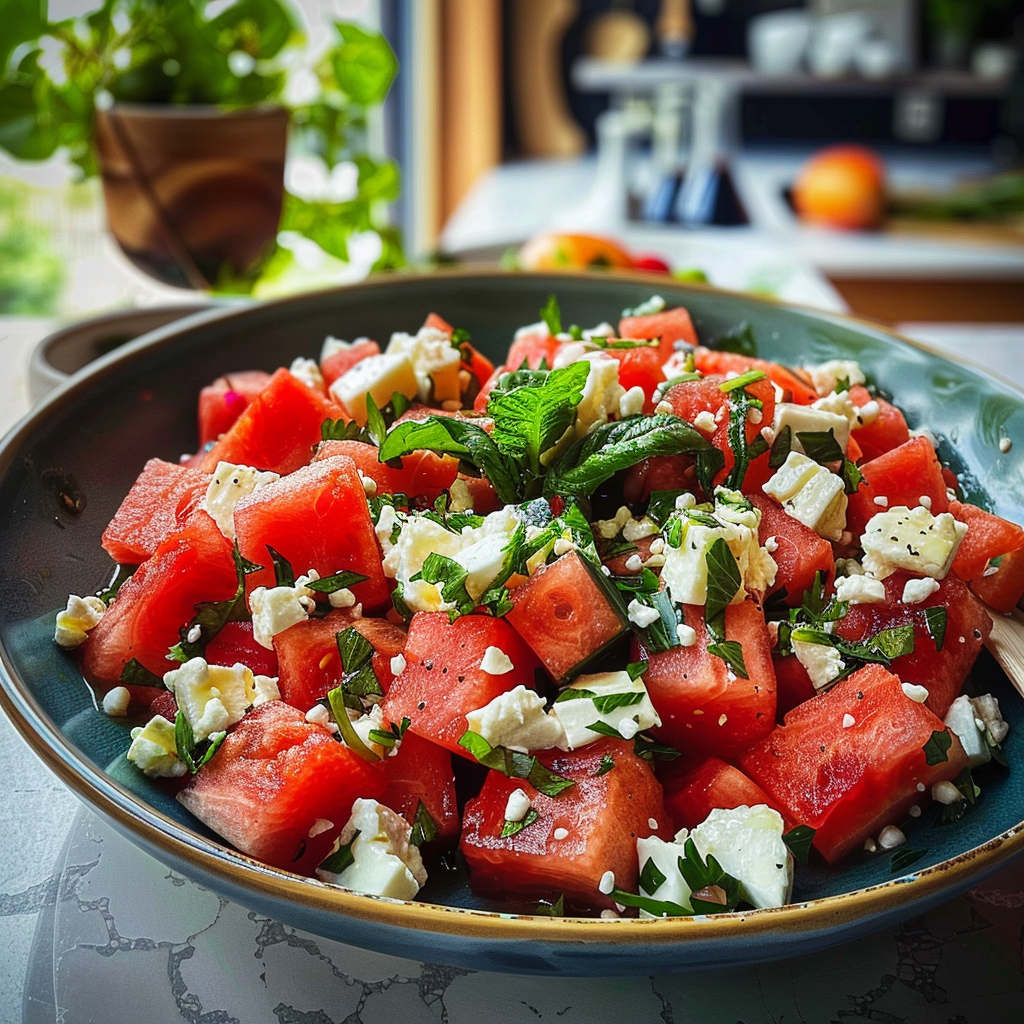 Summer Watermelon Feta Salad