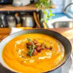 Butternut Squash Soup in a Bowl