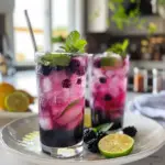 Refreshing Memorial Day Blackberry Mojito Mocktails Recipe