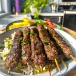 Beef Kofta Kebabs on the Grill
