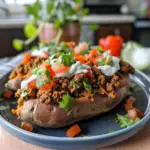 Taco Stuffed Sweet Potatoes