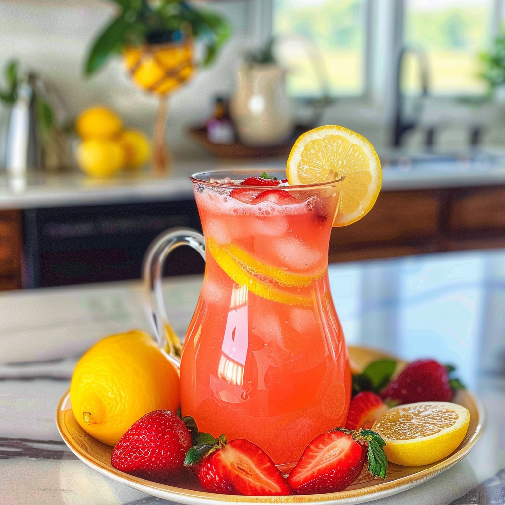 Delicious Strawberry Lemonade for Memorial Day