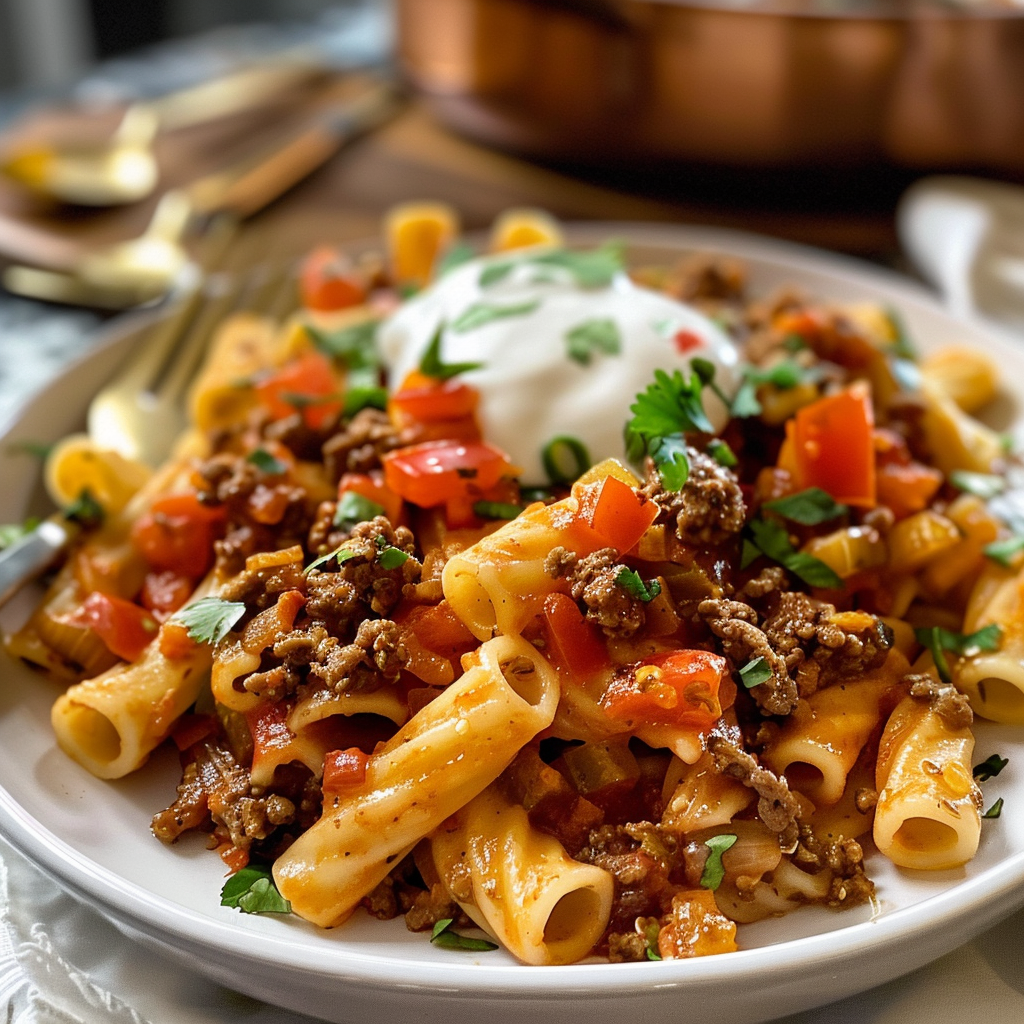 Taco Pasta Dish