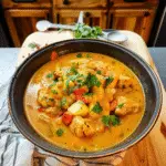 Chicken Curry Soup Bowl