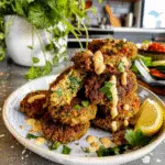 Baked Falafel on a Plate