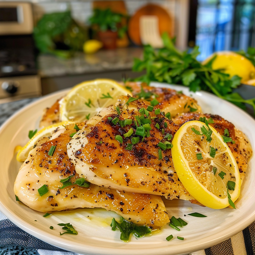 Delicious Lemon Pepper Chicken Dish