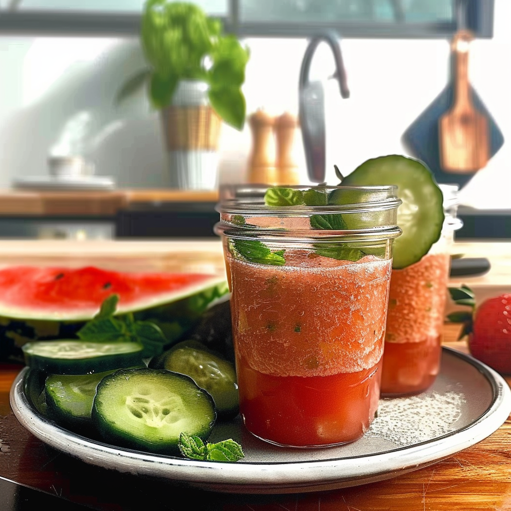 Watermelon Cucumber Smoothie