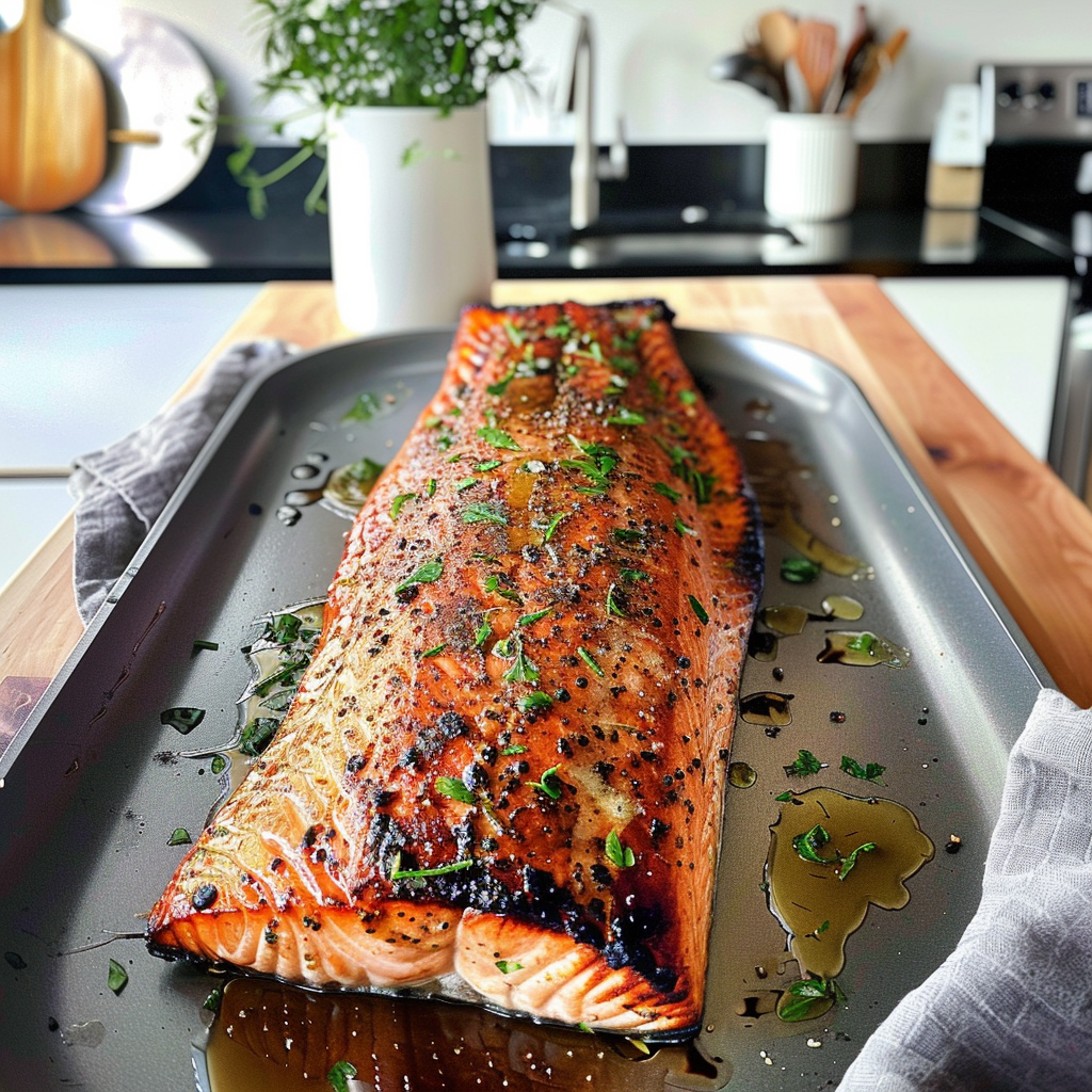 Cedar Plank Salmon on the Grill