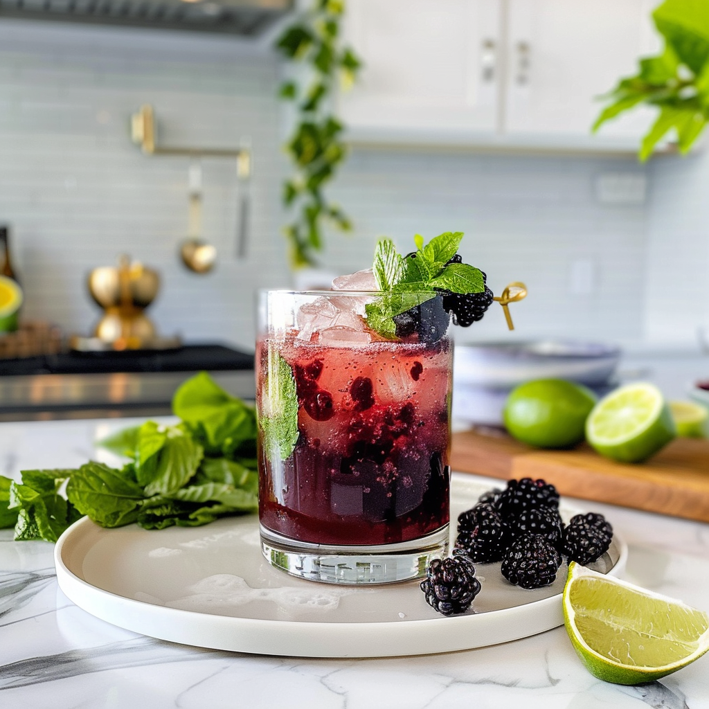 Enjoy Memorial Day with Blackberry Mojito Mocktails