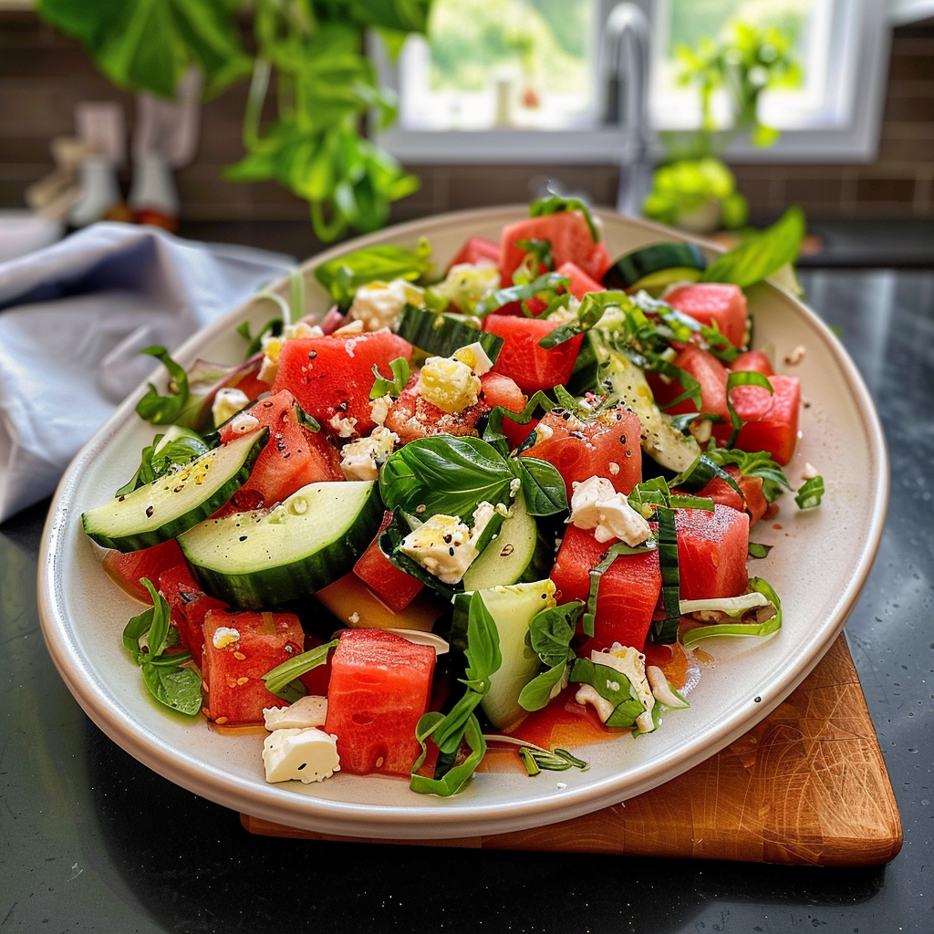 Summer Watermelon Feta Salad